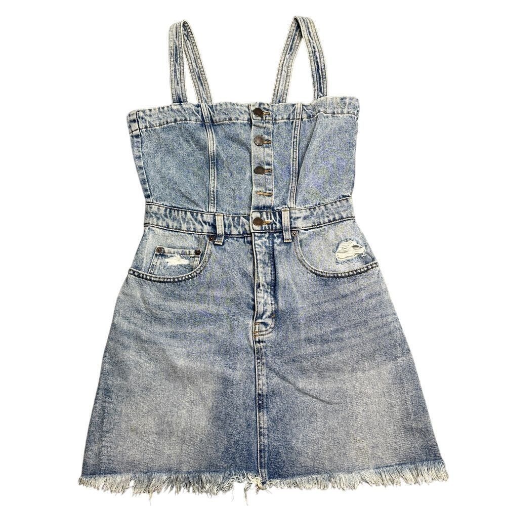 Cheap Monday Blue Denim Mini Dress